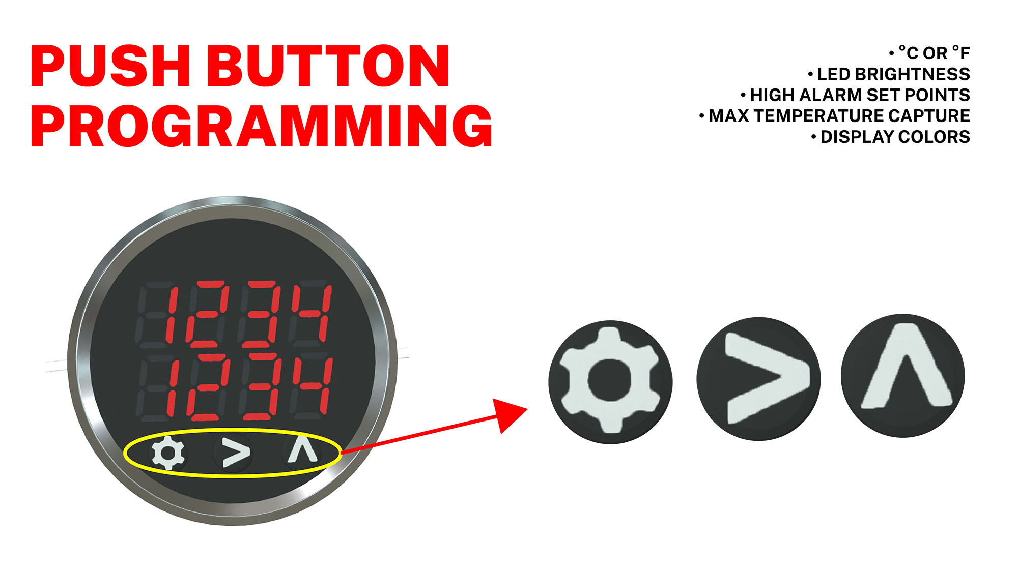 2Channel Dual EGT DPGXR Series Pyrometer Gauge + Probe Kit Snowmobiles